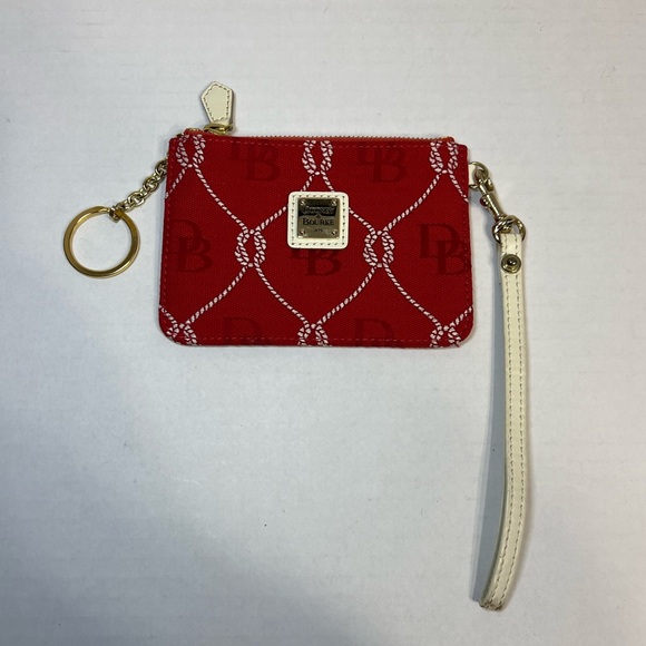 Dooney & Bourke nautical themed key cles wristlet - Picture 1 of 16